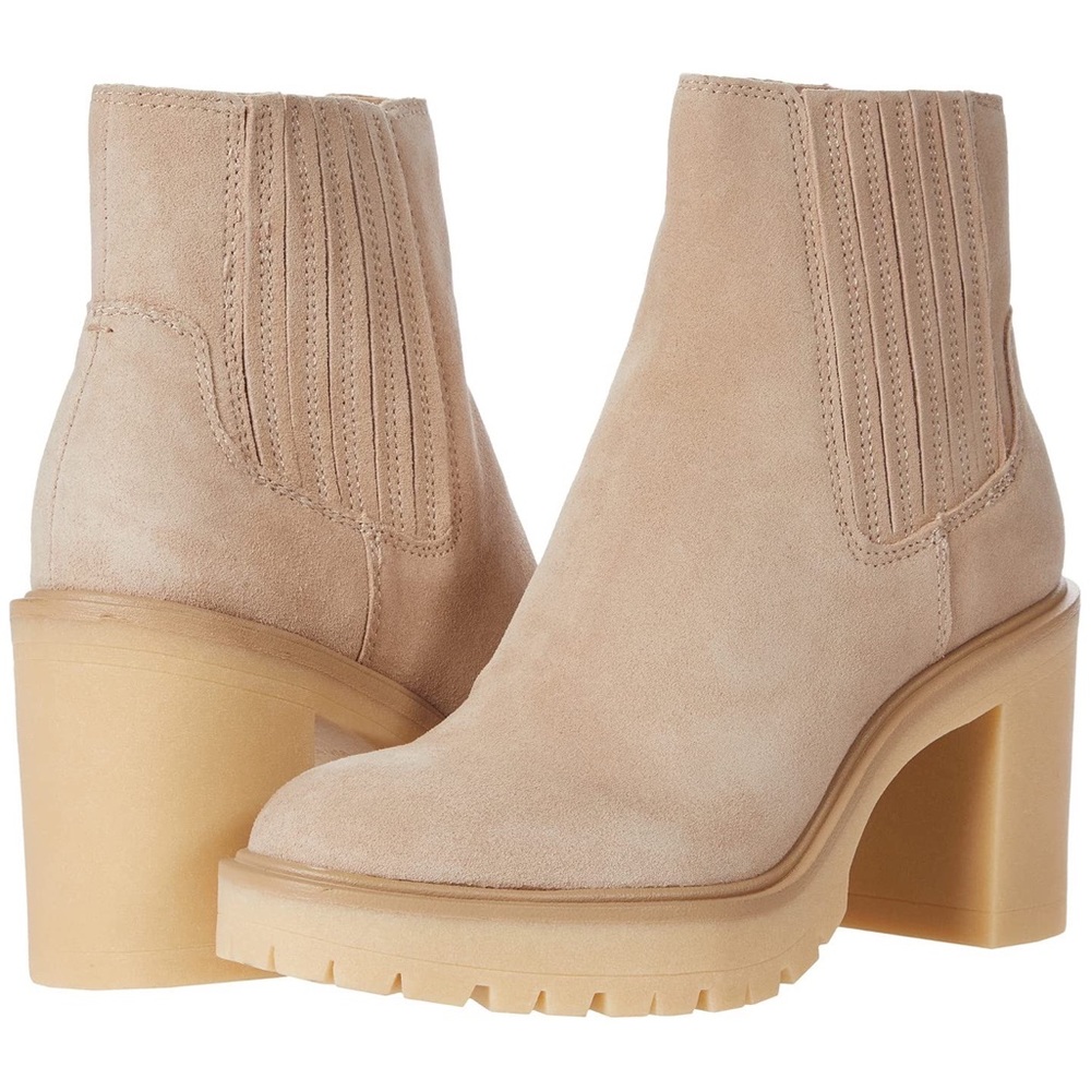Dolce Vita tan Chelsea boots